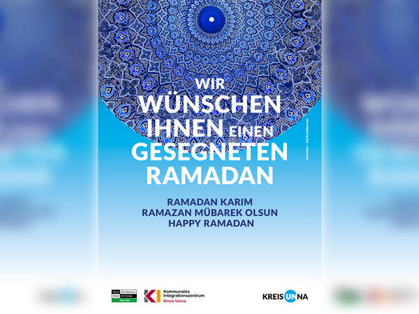 Bild vergrößern: Wünsche zum Ramadan - Plakat