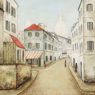 Bild vergrößern: Josef Wedewer _ Consulat d'Auvergne - vor Montmartre _ 1930