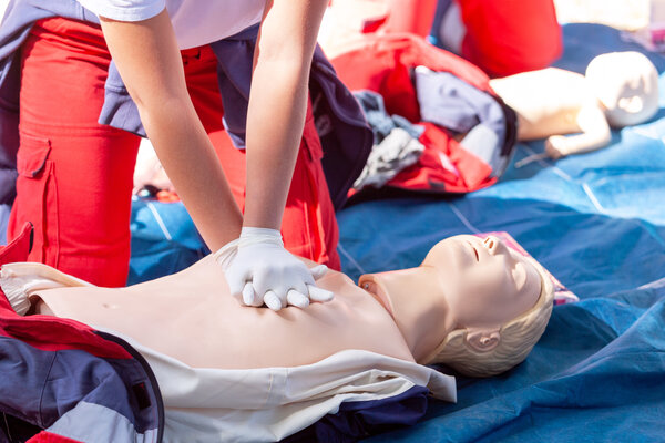 First aid and CPR class