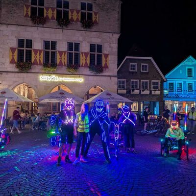 Bild vergrößern: 9 Lichterradeln Werne