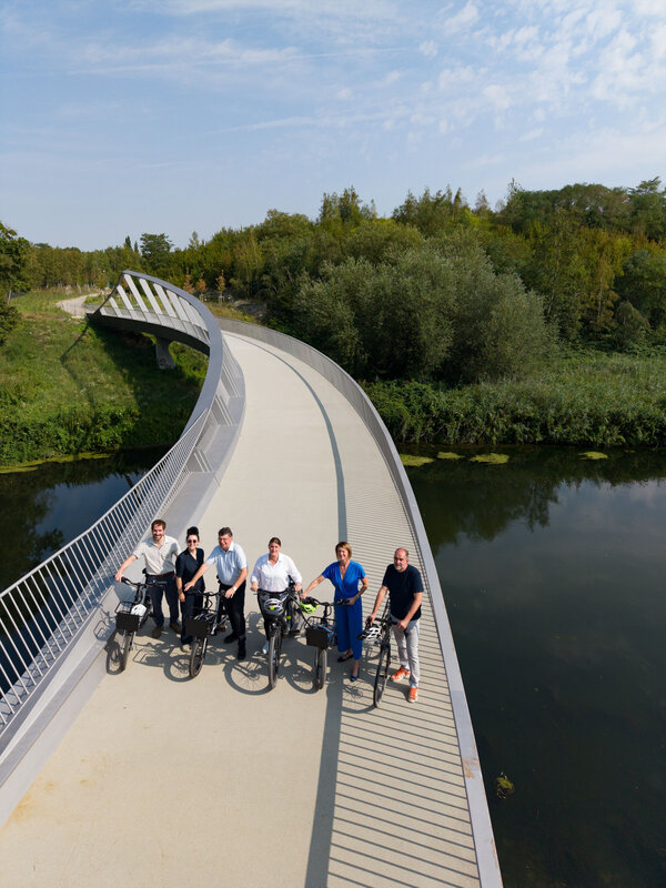 Bild vergr&ouml;&szlig;ern: 30.07.2026Lünen,Eröffnung des Radwegs in Lünen.Foto: Andreas Buck