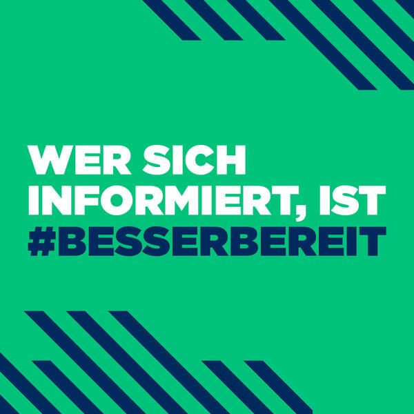 Bild vergrößern: RVR Kampagne #besserbereit Grafik