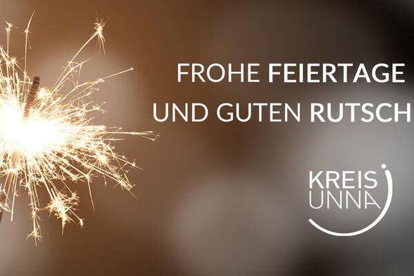 Frohe Feiertage und guten Rutsch!