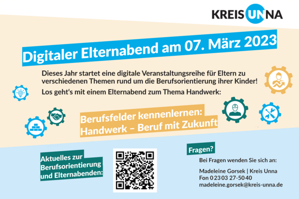 Flyer Digitaler Elternabend