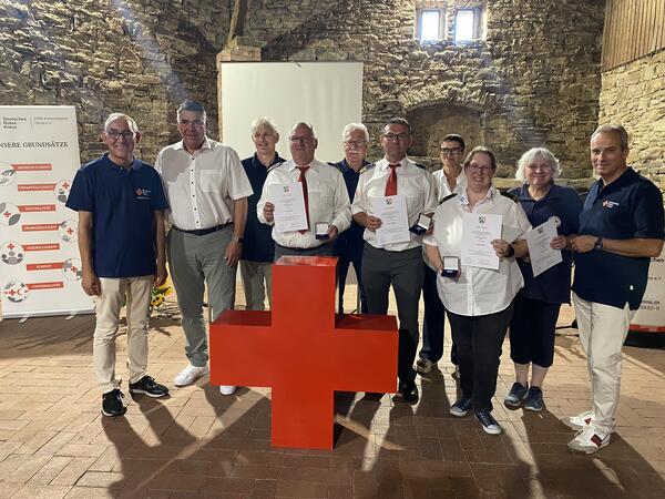 Gruppenbild DRK Kreisverband mit Löhr