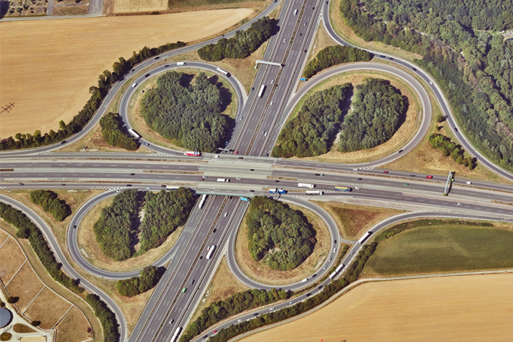 Bild vergrößern: Autobahnkreuz Unna/Dortmund