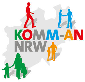 Bild vergrößern: Komm-an NRW Logo