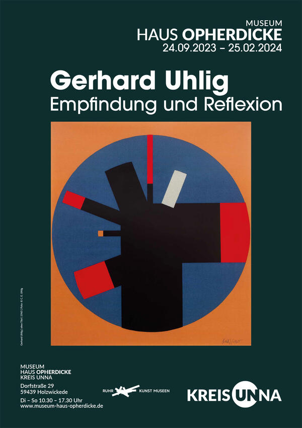 Bild vergrößern: 2023 | Gerhard Uhlig | Empfindung und Reflexion | Plakat
