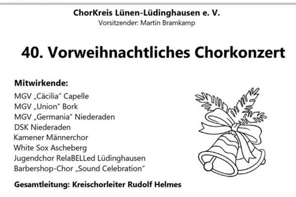 Bild vergrößern: 40. Vorweihnachtliches Konzert