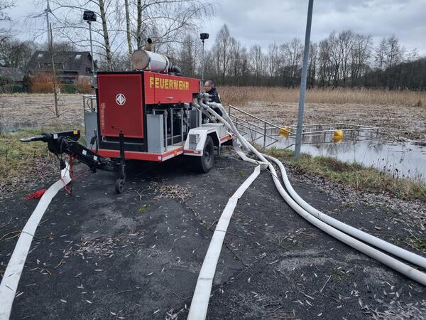 Pumpe am Polder in Bergkamen