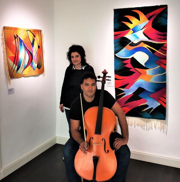 Bild vergrößern: Musik in der Ausstellung Foto Simone Jasinski